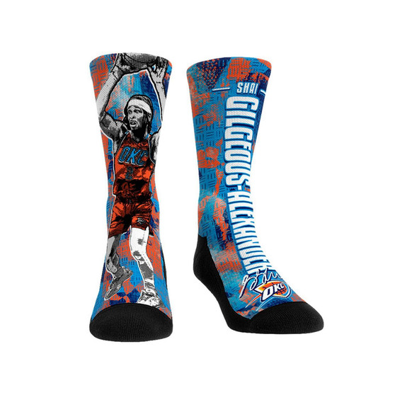 Men's and Women's Socks Shai Gilgeous-Alexander Oklahoma City Thunder Big Player Crew Socks