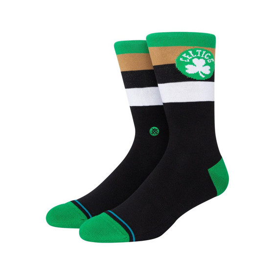 Men's Boston Celtics Stripe Crew Socks