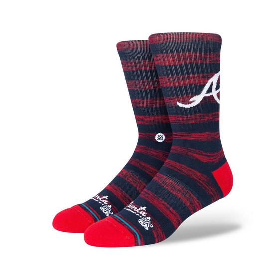 Men's Atlanta Braves Twist Logo Crew Socks