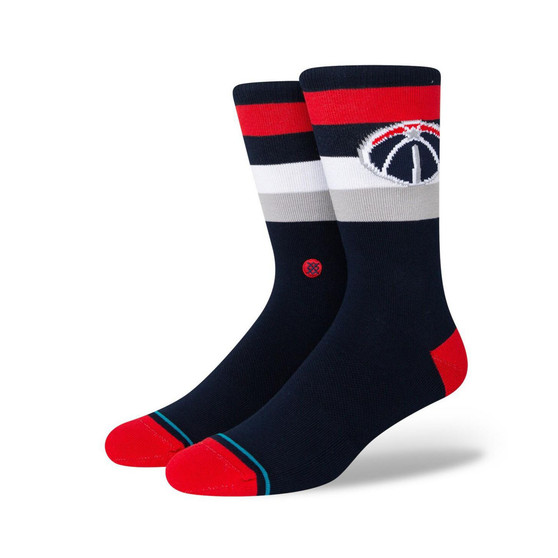 Men's Washington Wizards Stripe Crew Socks
