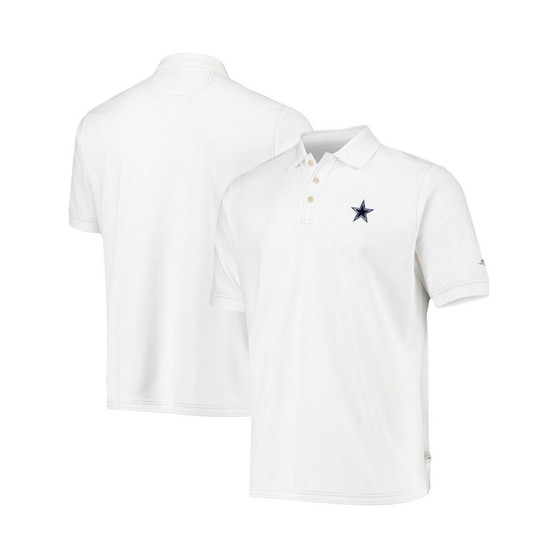 Men's White Dallas Cowboys Emfielder Polo Shirt