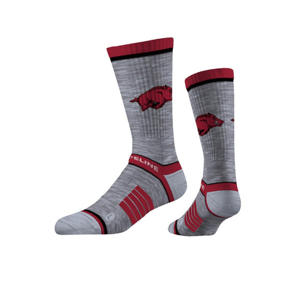 Men's and Women's Arkansas Razorbacks Premium Wool Crew Socks