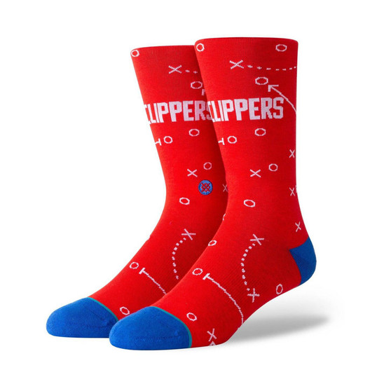 Men's LA Clippers Playbook Logo Crew Socks
