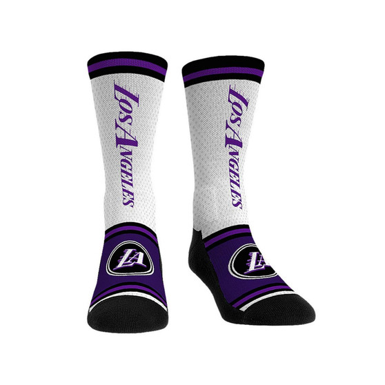 Men's and Women's Socks Los Angeles Lakers 2022/23 City Edition Crew Socks
