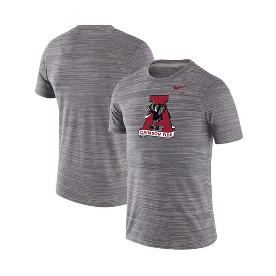 Men's Gray Alabama Crimson Tide Throwback Logo Velocity Legend Performance T-shirt