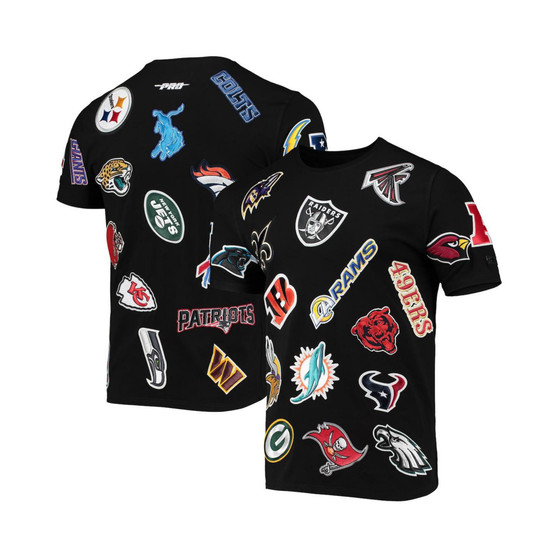 Men's Black Nfl League Wordmark T-shirt