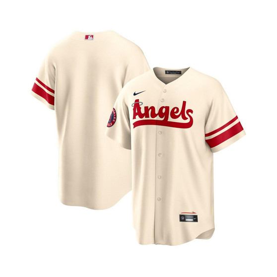 Men's Cream Los Angeles Angels 2022 City Connect Replica Team Jersey