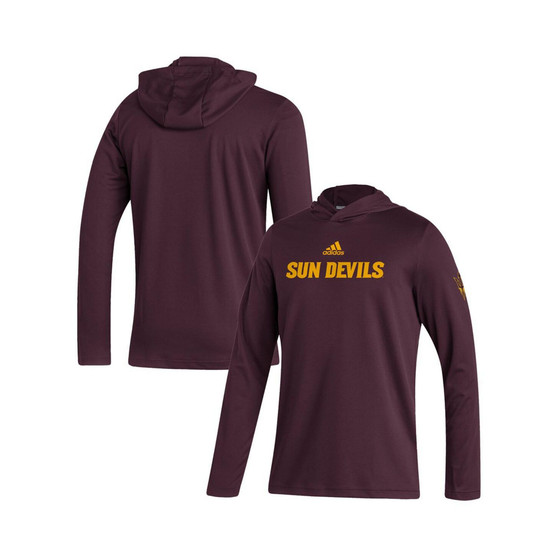 Men's Maroon Arizona State Sun Devils Stadium Wordmark HEAT.RDY Long Sleeve Hoodie T-shirt