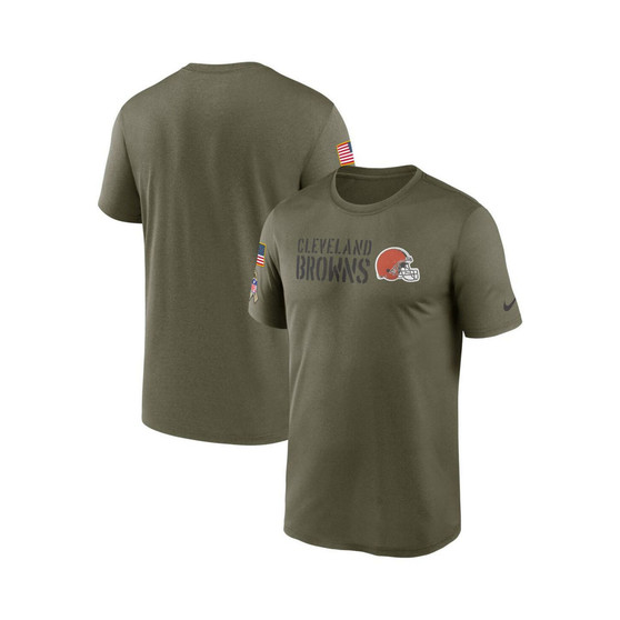 Men's Olive Cleveland Browns 2022 Salute to Service Legend Team T-shirt