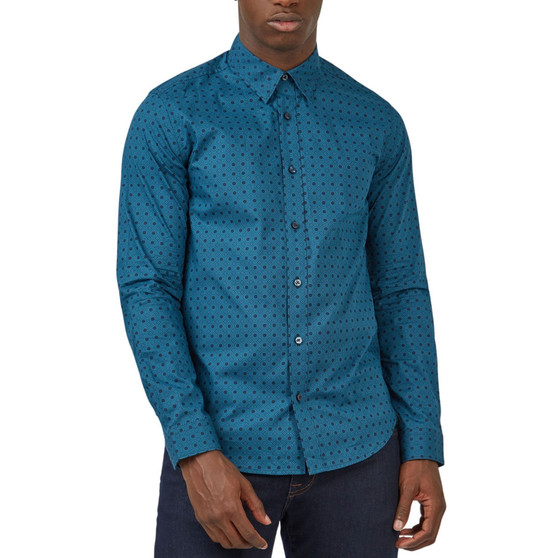 Men's Regular-Fit Abstract-Print Shirt