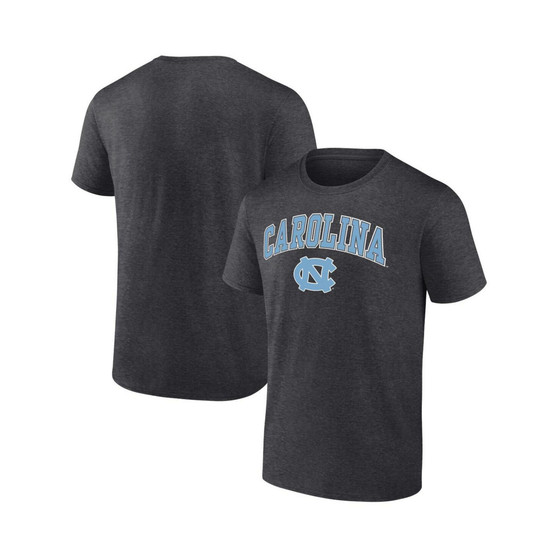 Men's Branded Heather Charcoal North Carolina Tar Heels Campus T-shirt