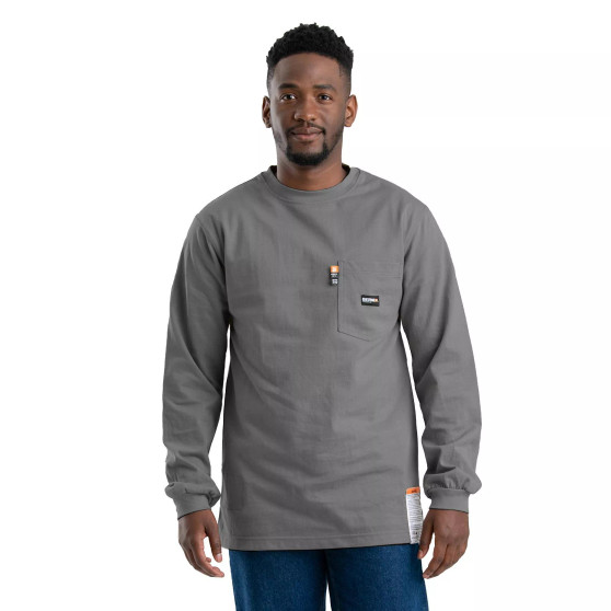 Men's Tall Flame Resistant Crew Neck Pocket Tee