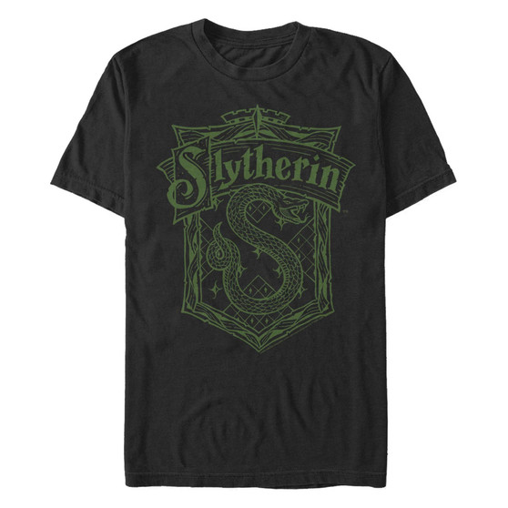 Men's Slytherin Crest Short Sleeve Crew T-shirt