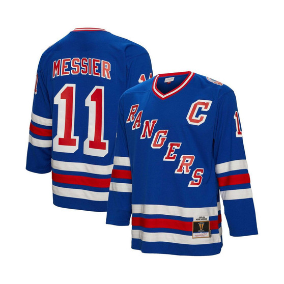 Men's Mark Messier Blue New York Rangers 1993 Blue Line Player Jersey