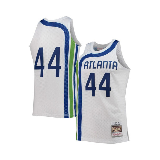 Men's Pete Maravich White Atlanta Hawks 1970-71 Hardwood Classics Swingman Jersey