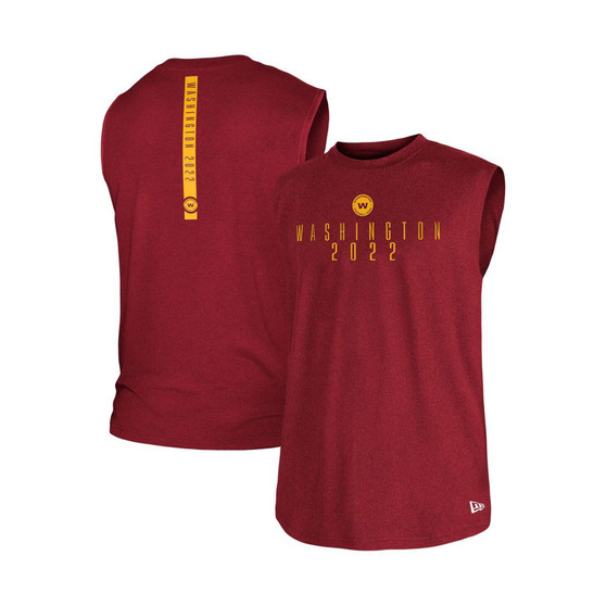 Men's Burgundy Washington Commanders Team Muscle Tank Top
