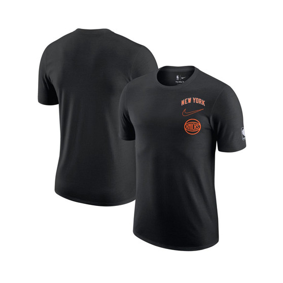 Men's Black New York Knicks 2022/23 City Edition Courtside Max90 Vintage-Like Wash T-shirt
