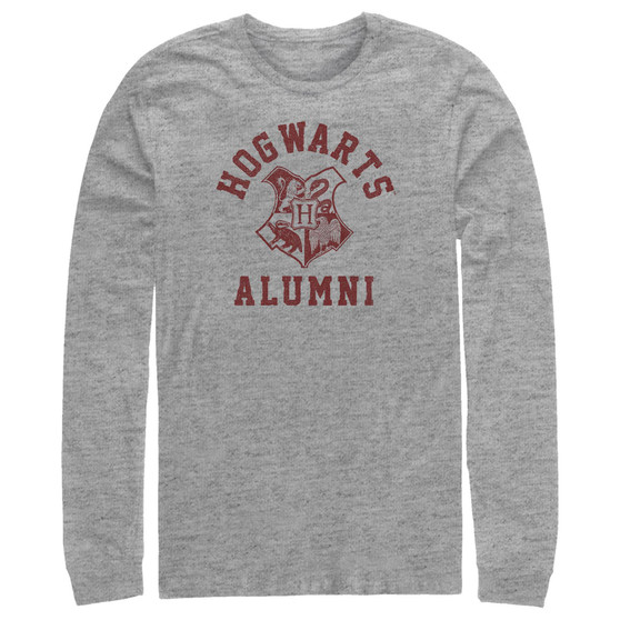 Men's Deathly Hallows 2 Hog Alum Long Sleeve Crew T-shirt