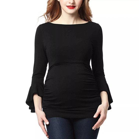 Andrea Maternity Ruched Top