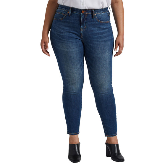 Plus Size Cecilia Mid Rise Skinny Jeans