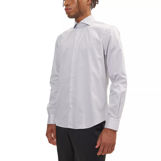 Men's Modern Spread Collar Fitted Shirt