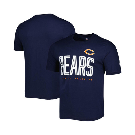Men's Navy Chicago Bears Combine Authentic Training Huddle Up T-shirt