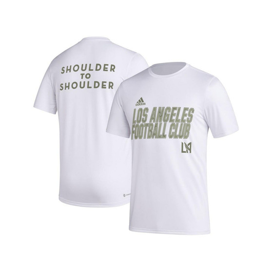 Men's White LAFC Team Jersey Hook AEROREADY T-shirt