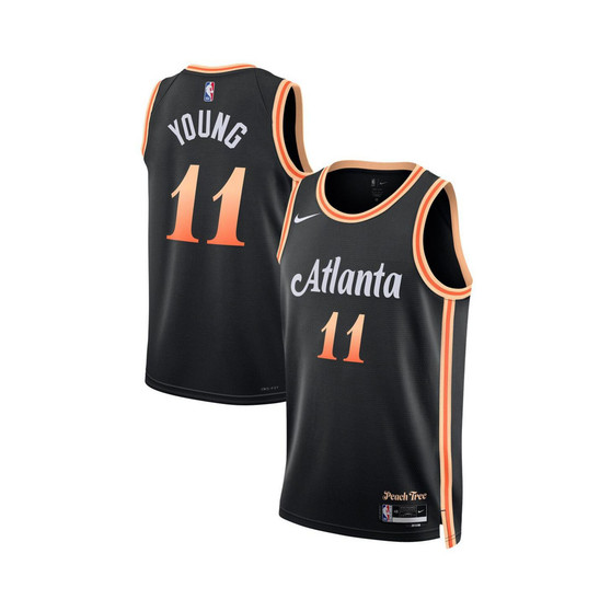 Men's Trae Young Black Atlanta Hawks 2022/23 Swingman Jersey - City Edition