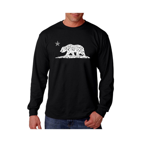 Men's Word Art - California Dreamin Long Sleeve T-Shirt