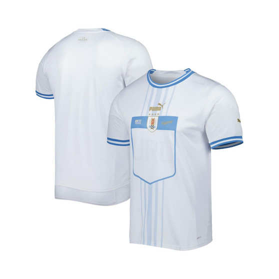 Men's White Uruguay National Team 2022/23 Away Replica Jersey