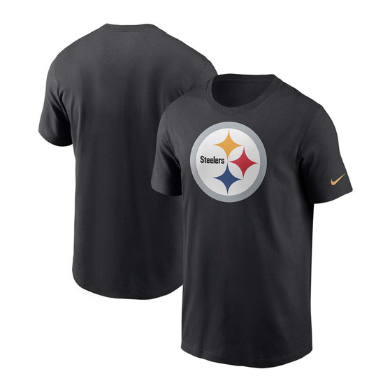 Men's Black Pittsburgh Steelers Primary Logo T-shirt