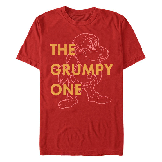 Disney Men's Grumpy Old Dwarf Short Sleeve T-Shirt