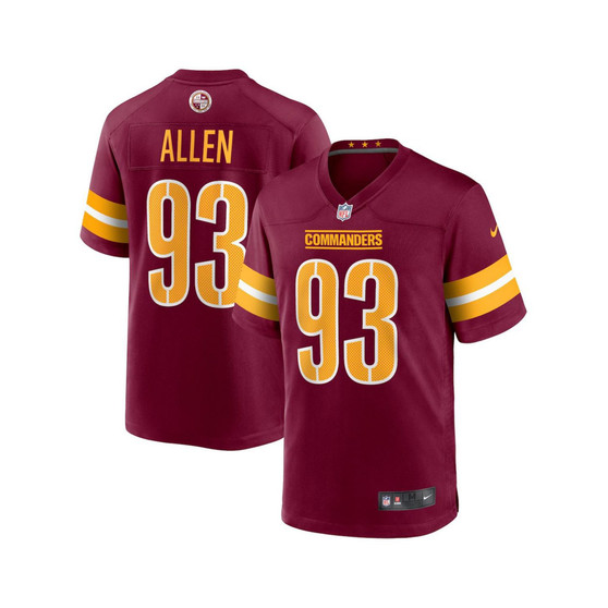 Men's Jonathan Allen Burgundy Washington Commanders Game Jersey