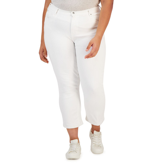 Trendy Plus Size Straight-Leg Jeans
