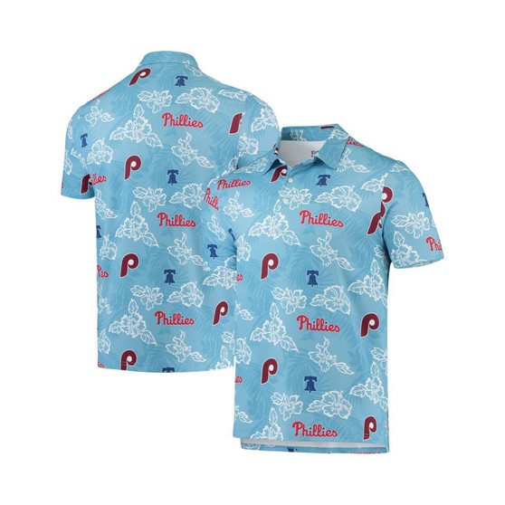 Men's Light Blue Philadelphia Phillies Performance Polo Shirt