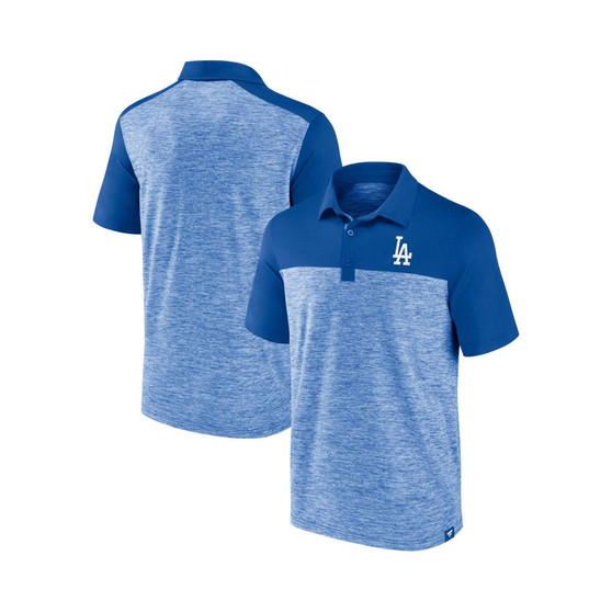 Men's Branded Royal Los Angeles Dodgers Iconic Omni Brushed Space-Dye Polo Shirt