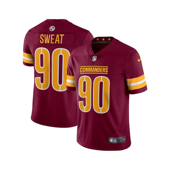 Men's Montez Sweat Burgundy Washington Commanders Vapor Limited Jersey