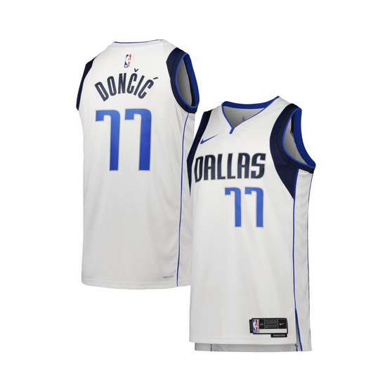Men's and Women's Luka Doncic White Dallas Mavericks 2022/23 Swingman Jersey - Association Edition