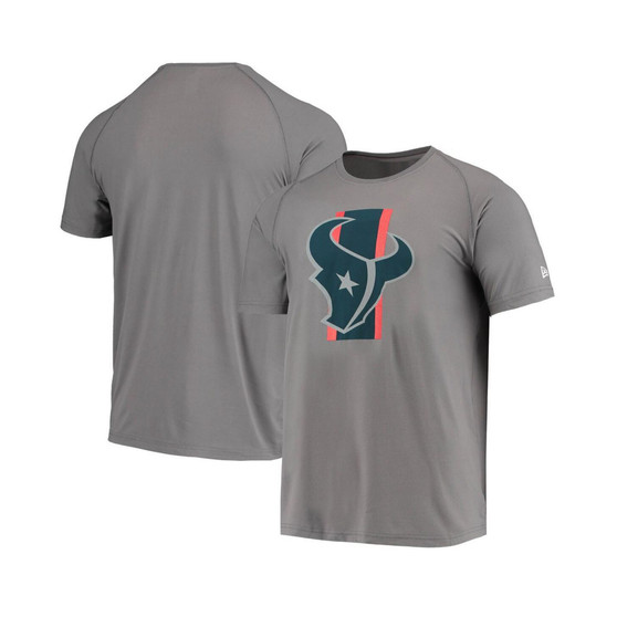 Men's Gray Houston Texans Training Camp Raglan T-shirt