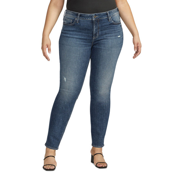 Plus Size Elyse Straight-Leg Jeans