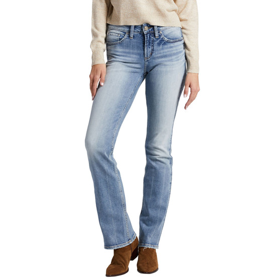 Suki Mid Rise Slim Bootcut Jeans