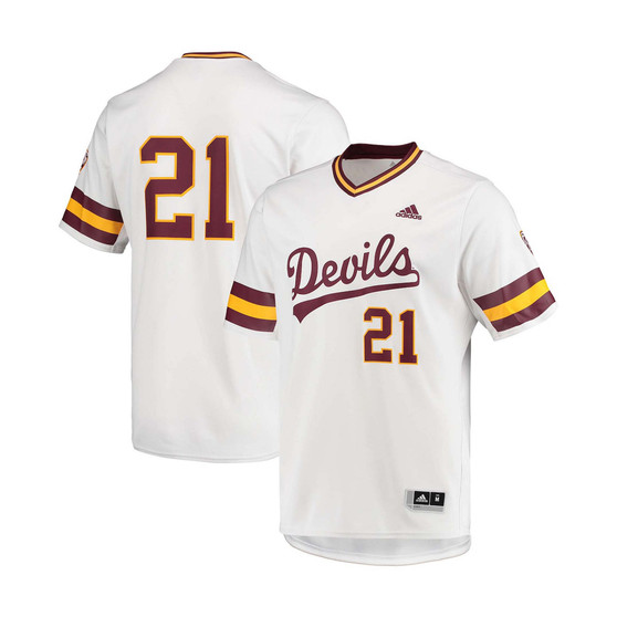 Men's White Arizona State Sun Devils Replica Baseball Jersey