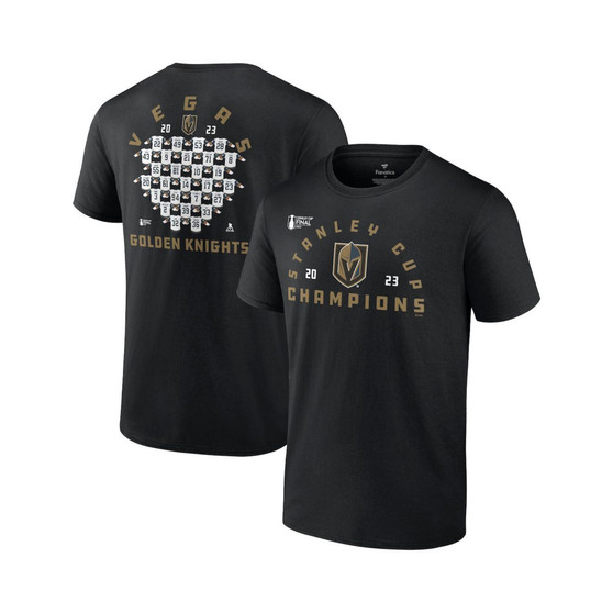 Men's Branded Black Vegas Golden Knights 2023 Stanley Cup Champions Jersey Roster T-shirt