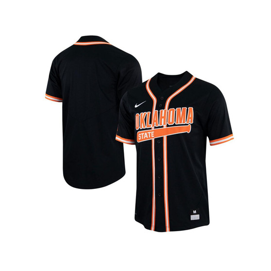 Men's Black Oklahoma State Cowboys Replica Baseball Jersey