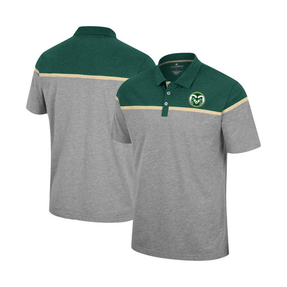 Men's Heather Gray Colorado State Rams Chamberlain Polo Shirt