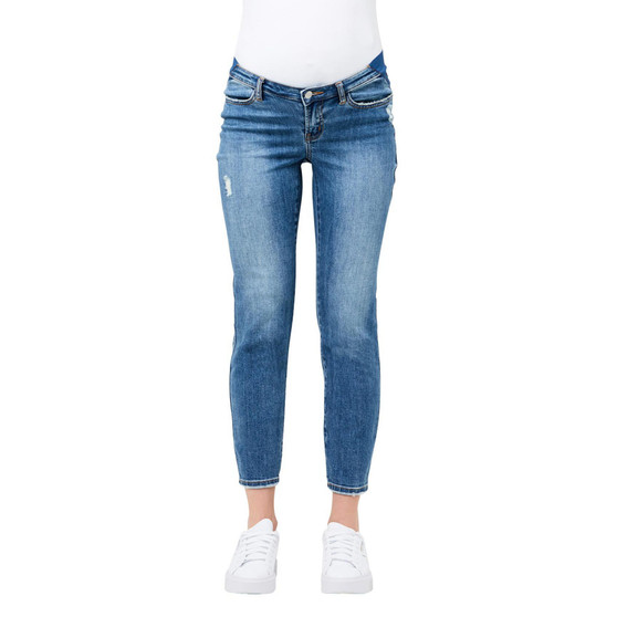 Maternity Dylan Distressed Jean Blue