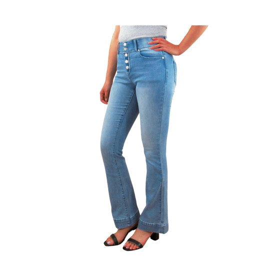 Postpartum Five Button Slim Bootcut Jeans