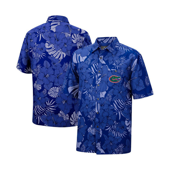 Men's Royal Florida Gators The Dude Camp Button-Up Shirt