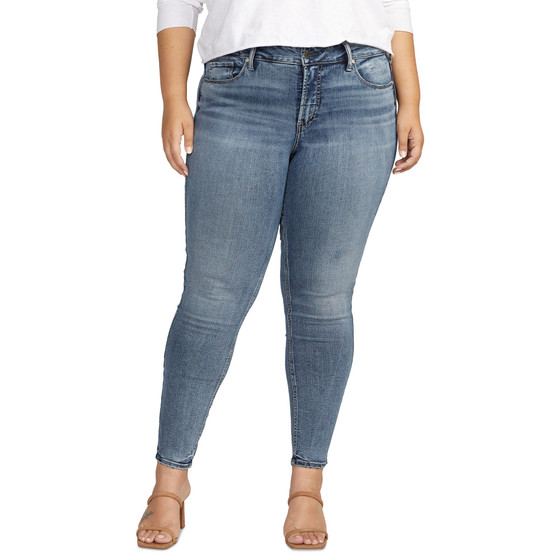 Plus Size Suki Mid-Rise Skinny Jeans