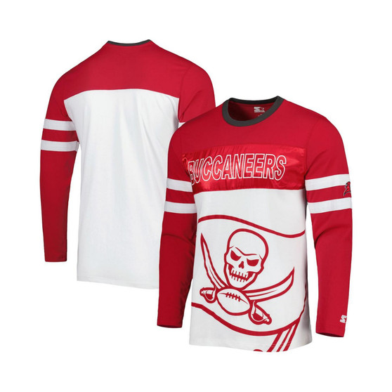 Men's Red, White Tampa Bay Buccaneers Halftime Long Sleeve T-shirt